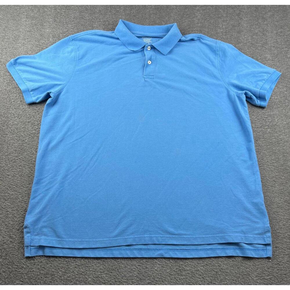 Merona Classic Fit Men's Polo Shirt XXL‎ Blue